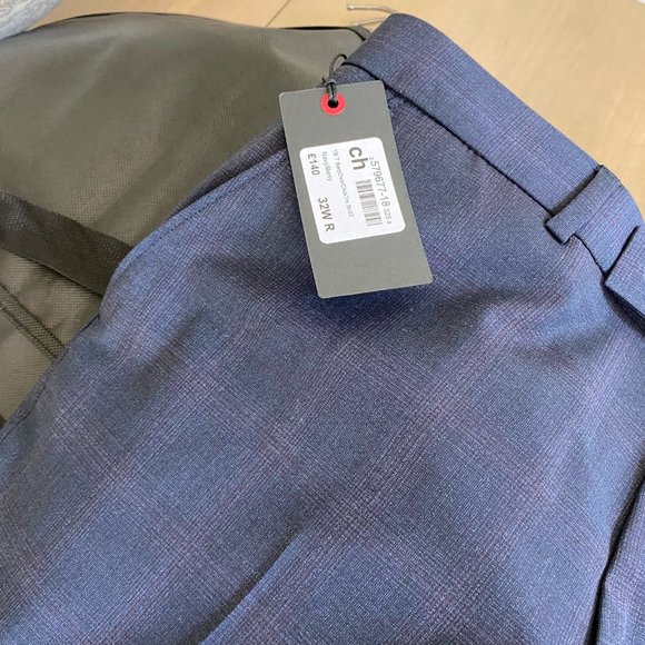 Ted Baker Navy Mens Suit Pants Size 32 - Picture 2 of 6